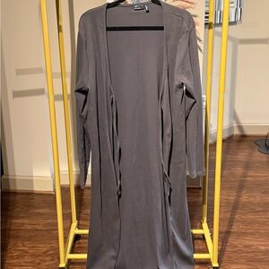 ASOS Curve Charcoal Open Front Cardigan